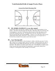 Youth Basketball Drills &amp; Sample Practice Plans, Page 29