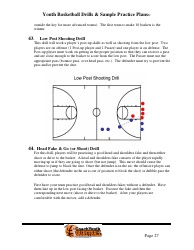 Youth Basketball Drills &amp; Sample Practice Plans, Page 31