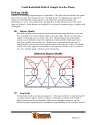 Youth Basketball Drills &amp; Sample Practice Plans, Page 33