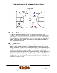 Youth Basketball Drills &amp; Sample Practice Plans, Page 34