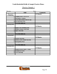 Youth Basketball Drills &amp; Sample Practice Plans, Page 42