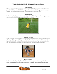 Youth Basketball Drills &amp; Sample Practice Plans, Page 6