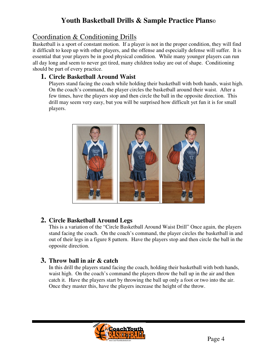 Youth Basketball Drills  Sample Practice Plans, Page 8