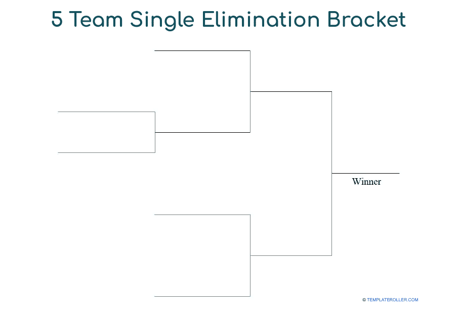 Team Double Elimination Bracket Download Printable PDF 50 OFF