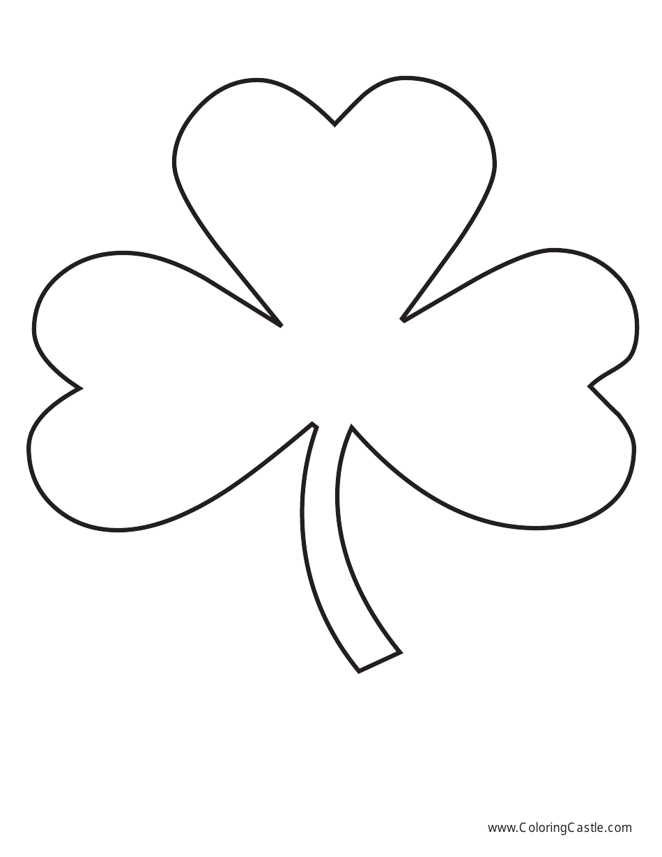 Shamrock Coloring Page Download Printable PDF Templateroller shamrock-coloring-page-download-printable-pdf-templateroller