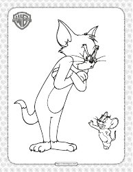 Document preview: Tom & Jerry Coloring Pages