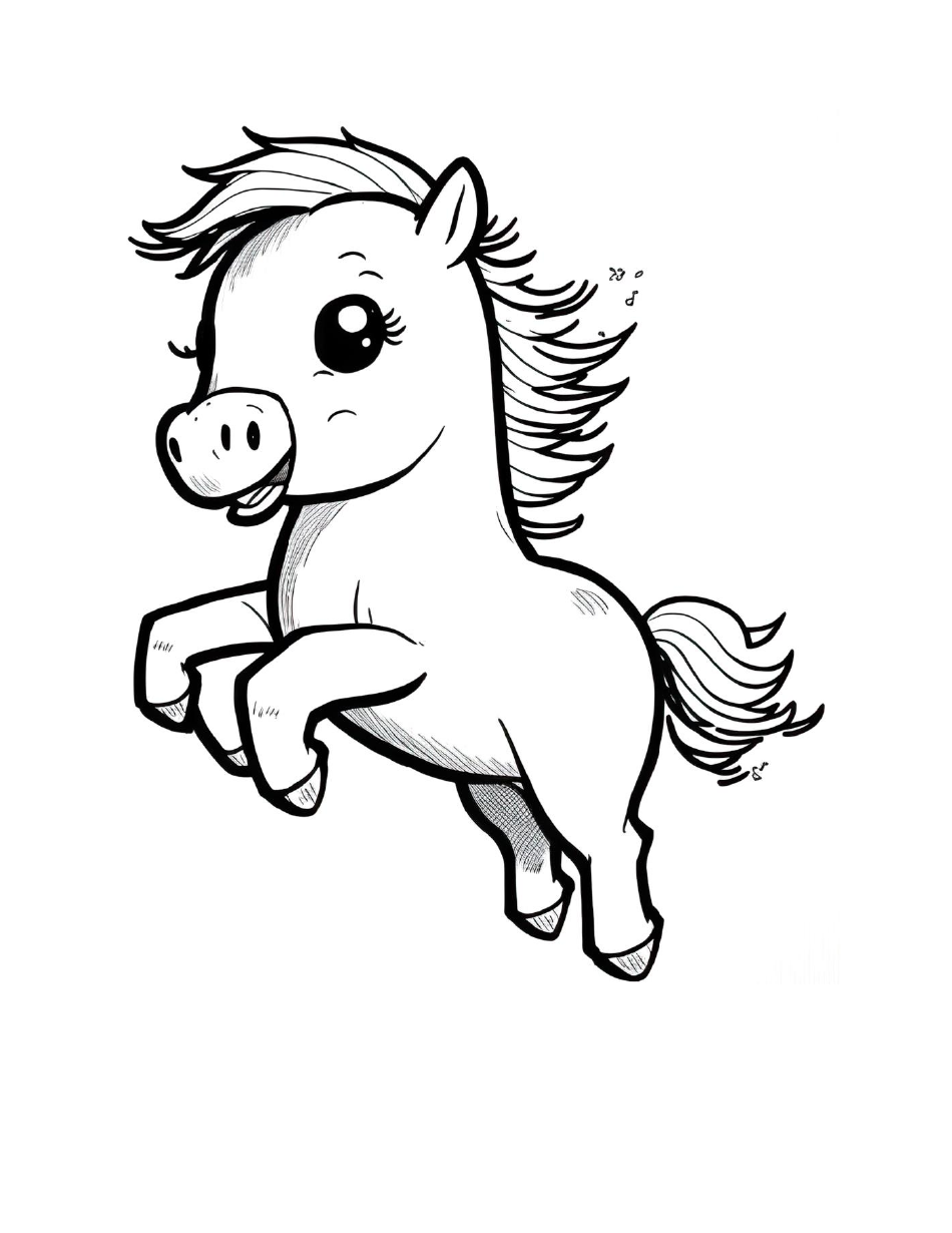 Little Pony Coloring Page Download Printable PDF | Templateroller