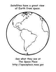Document preview: NASA Coloring Page - Earth