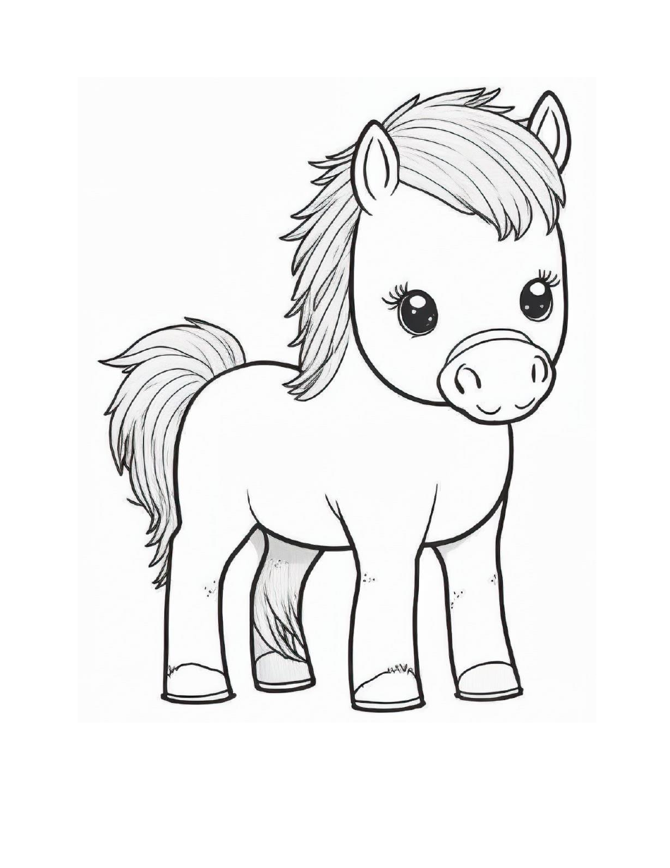 Little Pony Coloring Sheet