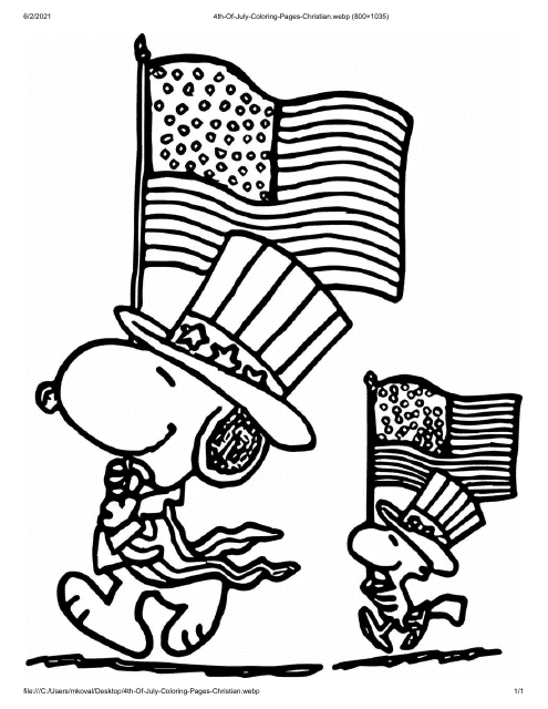 Independence Day Coloring Page - Fun and Patriotic Activity for Kids