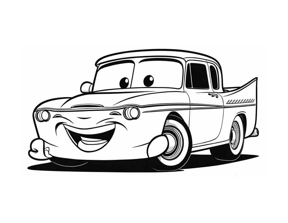 Disney Car Coloring Page Download Printable PDF | Templateroller