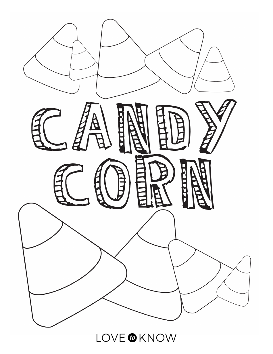 Printable Candy Corn Coloring Pages Udlvirtual esad edu br