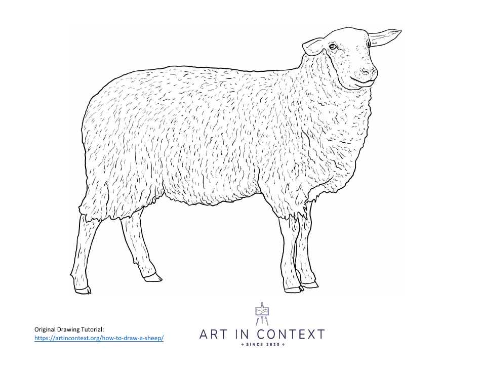 Sheep Coloring Sheet Download Printable PDF | Templateroller