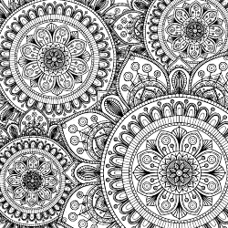 Document preview: Intricate Mandala Coloring Page