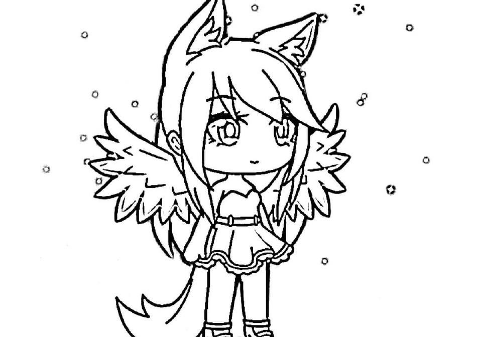 Little Fairy Coloring Page Preview