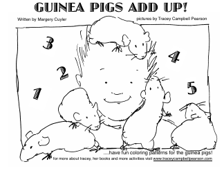 Document preview: Guinea Pigs Coloring Page