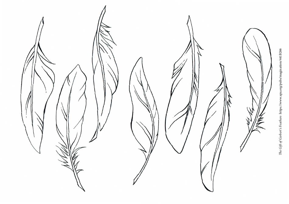 Goose Feathers Coloring Page Image Preview