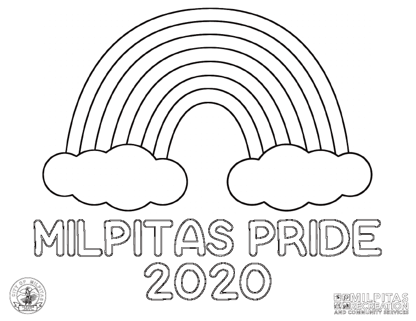 Milpitas Pride Coloring Page