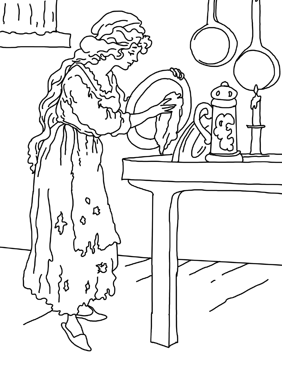 Cinderella Coloring Page Download Printable PDF | Templateroller