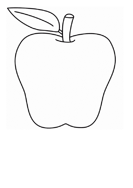 Big Apple Coloring Page Preview
