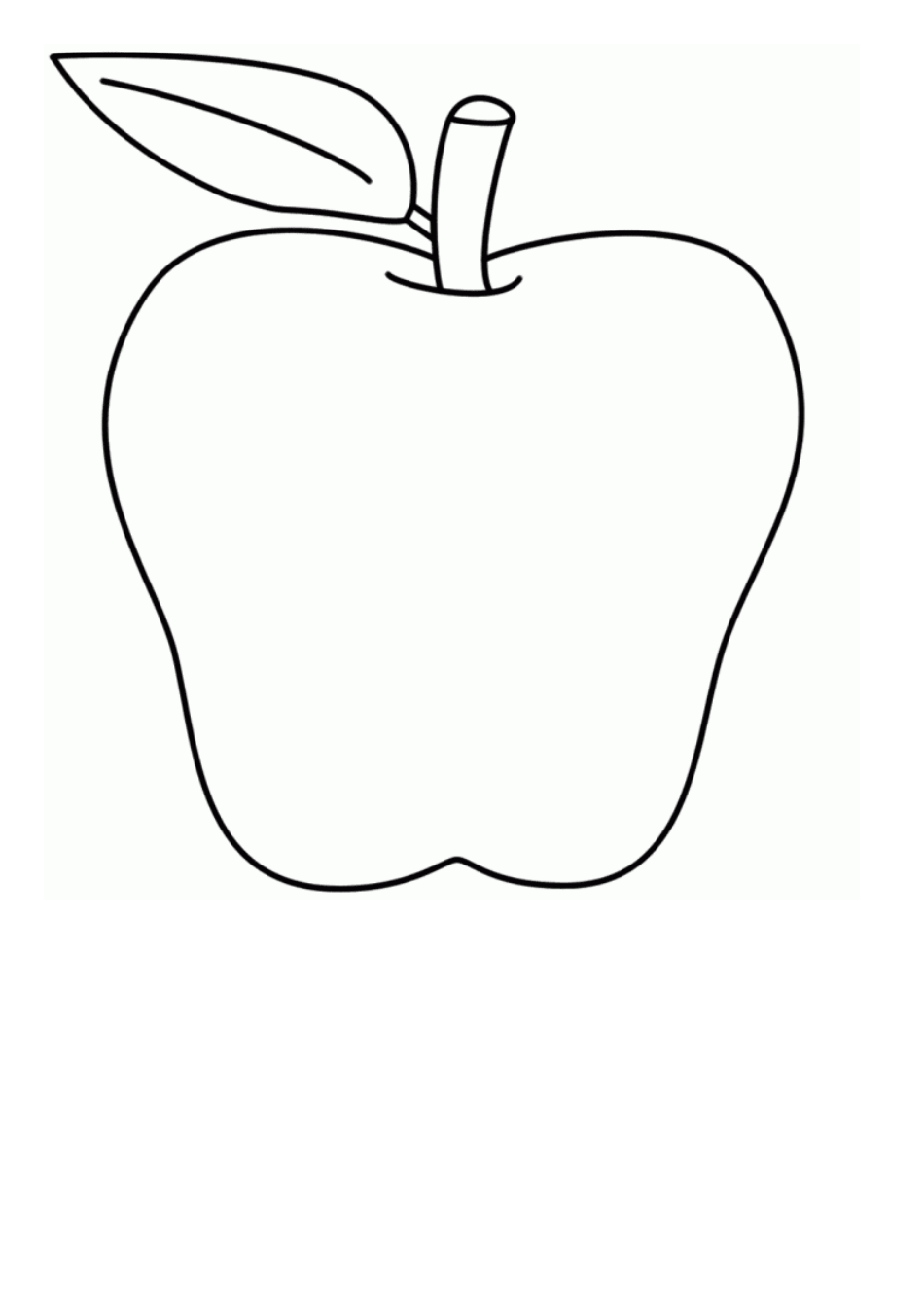 Big Apple Coloring Page Preview