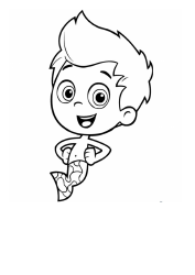 Document preview: Mermaid Boy Coloring Page