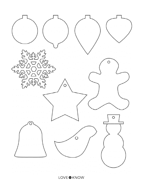 Christmas Gift Labels Coloring Page
