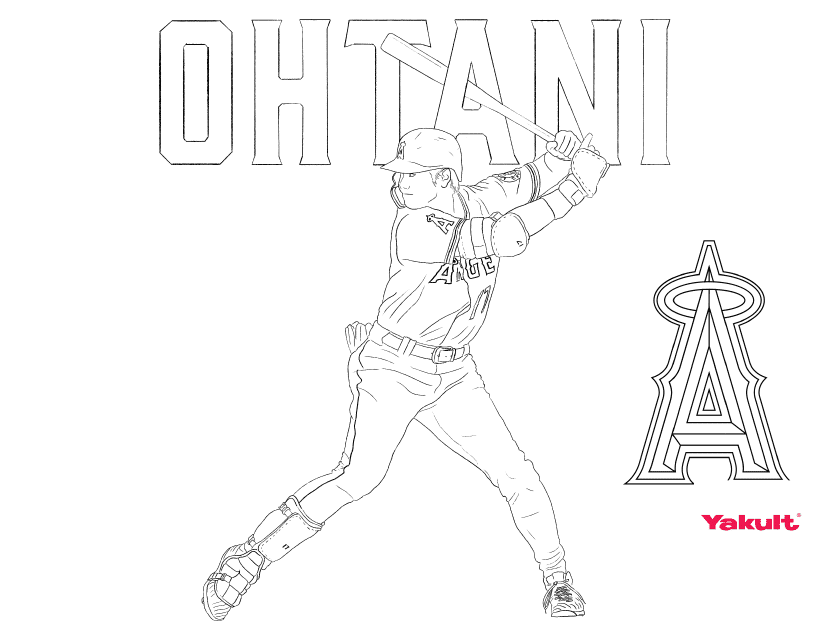 Baseball Outfit Coloring Page