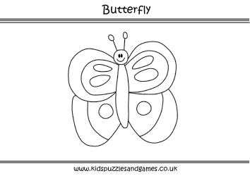 Document preview: Butterfly Doodle Coloring Page