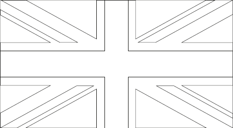 Document preview: Union Jack Coloring Sheet