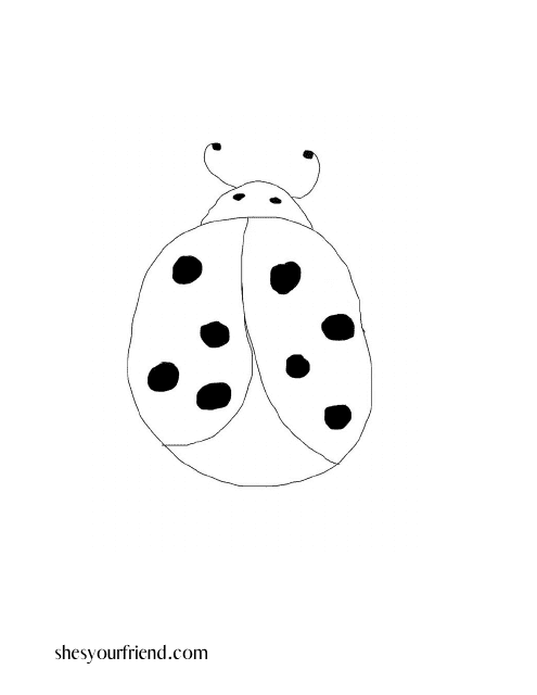 Ladybug Coloring Page