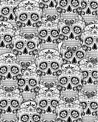 Document preview: Adult Coloring Page - Day of the Dead