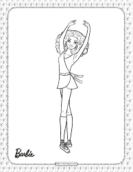 Document preview: Barbie Glam Boho Doll Coloring Pages