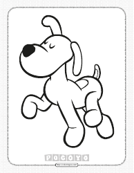 Document preview: Pocoyo Coloring Page - Loula