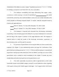 Form LF-75 Agreed Order to Employer to Deduct and Remit and for Related Matters - Florida, Page 2