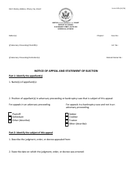 Form 417A Notice of Appeal and Statement of Election - Hawaii