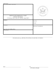 Document preview: Form H416D Caption - Adversary - Hawaii