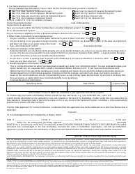 Form RS6037 Application for Service Retirement - New York, Page 2