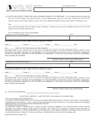Form RS6450 New York Public Employee Retirement System Special Durable Power of Attorney - New York, Page 9