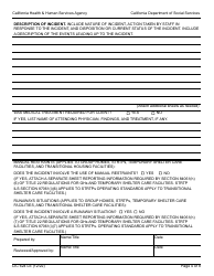 Form LIC624 LE Law Enforcement Contact Report - California, Page 4