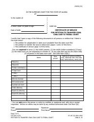 Form CN-336 Petition to Transfer Icwa Cina Case to Tribal Court - Alaska, Page 3