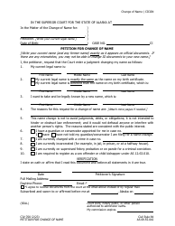 Document preview: Form CIV-700 Petition for Change of Name - Alaska