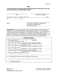 Form PG-225 Conservatorship Annual Report - Alaska, Page 13