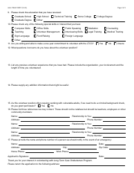 Form AAA-1180A Volunteer Application - Arizona, Page 2
