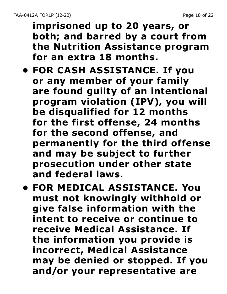 Form FAA-0412A-LP Change Report (Large Print) - Arizona, Page 18