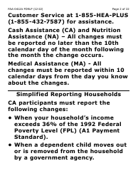 Form FAA-0412A-LP Change Report (Large Print) - Arizona, Page 2