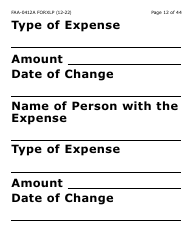 Form FAA-0412A-XLP change Report (Extra Large Print) - Arizona, Page 12