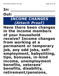 Form FAA-0412A-XLP change Report (Extra Large Print) - Arizona, Page 19