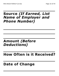 Form FAA-0412A-XLP change Report (Extra Large Print) - Arizona, Page 22