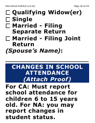 Form FAA-0412A-XLP change Report (Extra Large Print) - Arizona, Page 26